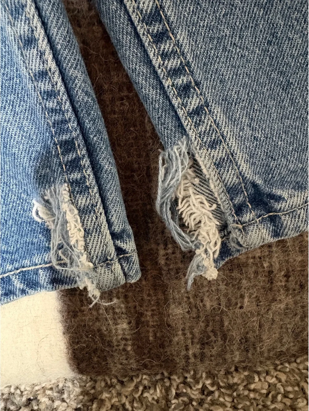 Vintage 90s Levis SilverTab Baggy Fit Jeans 33x30 Made in USA Distressed Blue